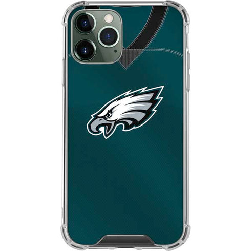 NFL Philadelphia Eagles Team Jersey iPhone 12 Pro Clear Case