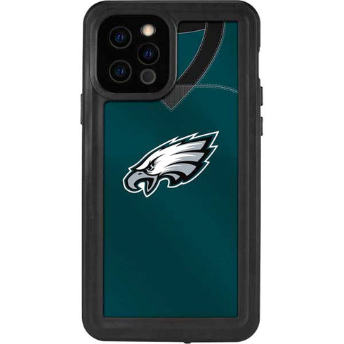NFL Philadelphia Eagles Team Jersey iPhone 12 Pro Waterproof Case