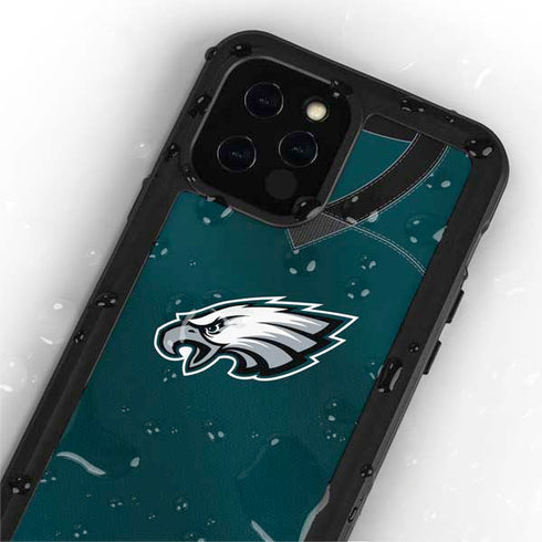 NFL Philadelphia Eagles Team Jersey iPhone 12 Pro Waterproof Case