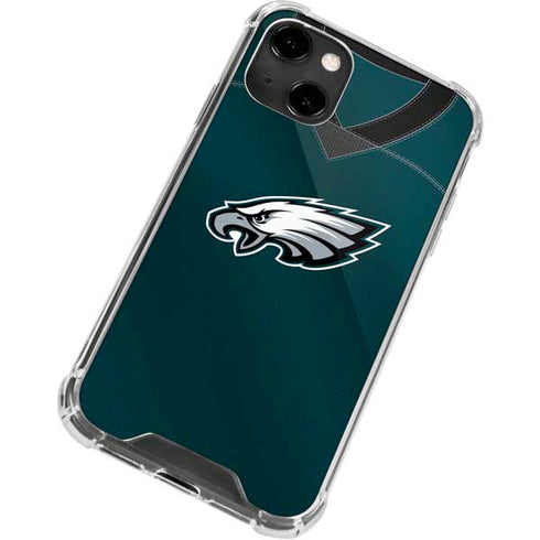 NFL Philadelphia Eagles Team Jersey iPhone 14 Clear Case