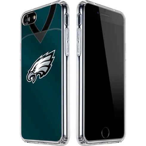 NFL Philadelphia Eagles Team Jersey iPhone SE (2nd & 3rd Gen) Clear Case