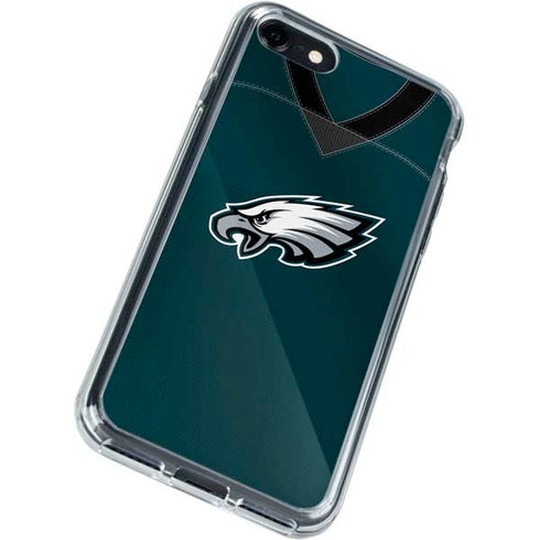 NFL Philadelphia Eagles Team Jersey iPhone SE (2nd & 3rd Gen) Clear Case
