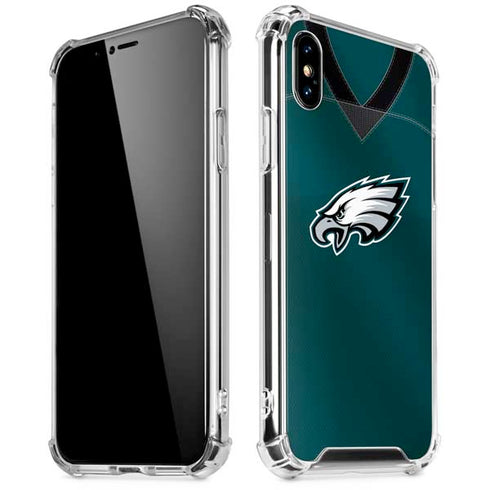 NFL Philadelphia Eagles Team Jersey iPhone X/XS Clear Case