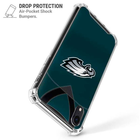 NFL Philadelphia Eagles Team Jersey iPhone XR Clear Case