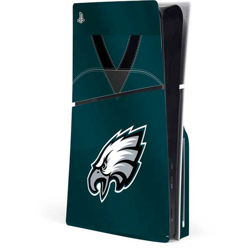 NFL Philadelphia Eagles Team Jersey PS5 Slim Disk Console Skin