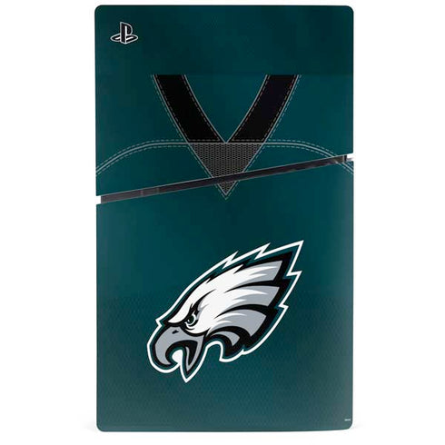 NFL Philadelphia Eagles Team Jersey PS5 Slim Disk Console Skin