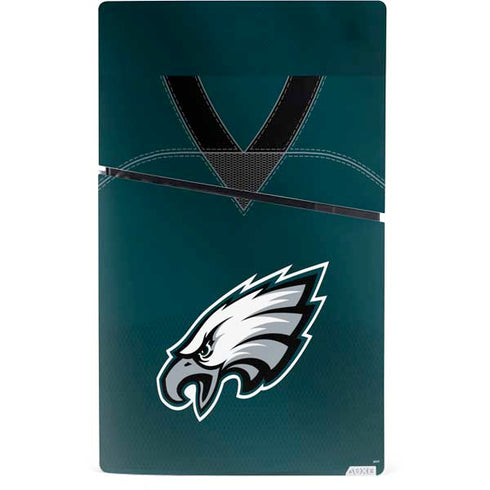 NFL Philadelphia Eagles Team Jersey PS5 Slim Digital Edition Console Skin