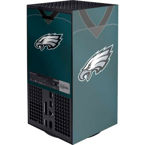 NFL Philadelphia Eagles Team Jersey Xbox Series X Console Skin