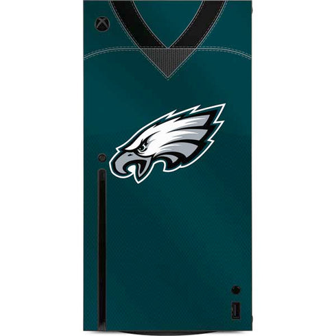 NFL Philadelphia Eagles Team Jersey Xbox Series X Console Skin