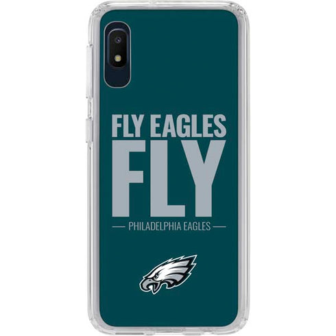NFL Philadelphia Eagles Team Motto Galaxy A10e Clear Case
