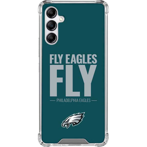 NFL Philadelphia Eagles Team Motto Galaxy A14 5G Clear Case