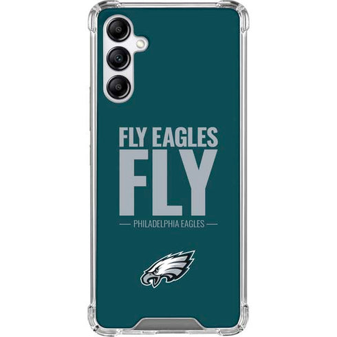 NFL Philadelphia Eagles Team Motto Galaxy A15 5G Clear Case