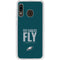 NFL Philadelphia Eagles Team Motto Galaxy A20 Clear Case
