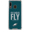 NFL Philadelphia Eagles Team Motto Galaxy A30 Clear Case