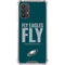 NFL Philadelphia Eagles Team Motto Galaxy A32 5G Clear Case