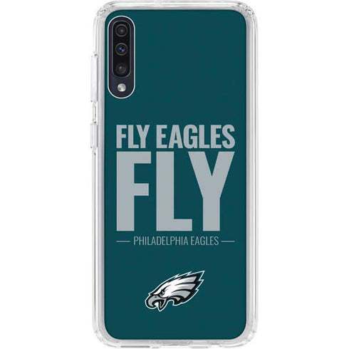 NFL Philadelphia Eagles Team Motto Galaxy A50 Clear Case