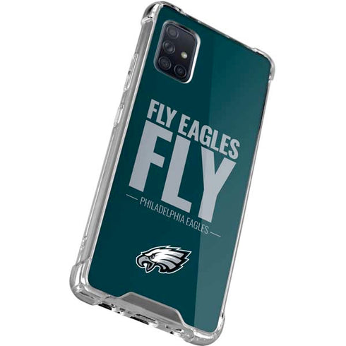 NFL Philadelphia Eagles Team Motto Galaxy A51 5G Clear Case