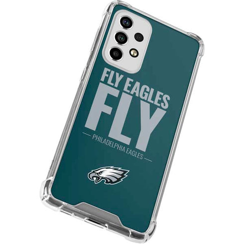 NFL Philadelphia Eagles Team Motto Galaxy A53 5G Clear Case