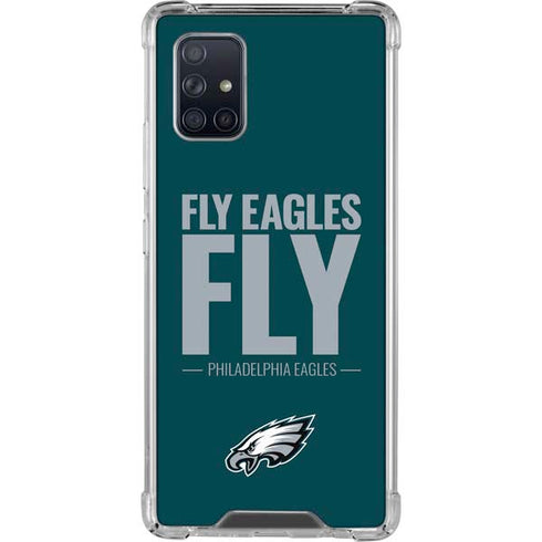 NFL Philadelphia Eagles Team Motto Galaxy A71 5G Clear Case