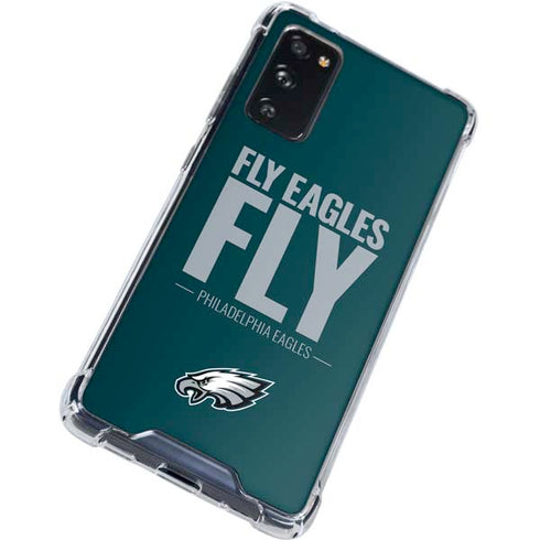 NFL Philadelphia Eagles Team Motto Galaxy S20 FE Clear Case