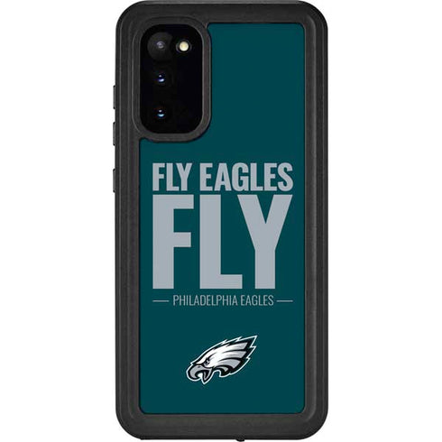 NFL Philadelphia Eagles Team Motto Galaxy S20 Waterproof Case