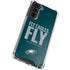 NFL Philadelphia Eagles Team Motto Galaxy S21 5G Clear Case
