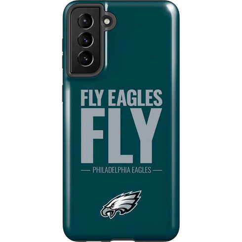 NFL Philadelphia Eagles Team Motto Galaxy S21 FE Pro Case