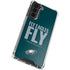 NFL Philadelphia Eagles Team Motto Galaxy S22 Plus Clear Case