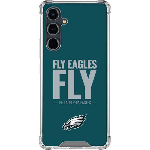 NFL Philadelphia Eagles Team Motto Galaxy S23 FE Clear Case