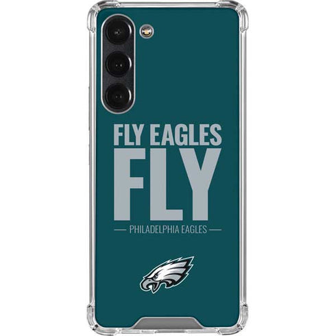 NFL Philadelphia Eagles Team Motto Galaxy S23 Plus Clear Case