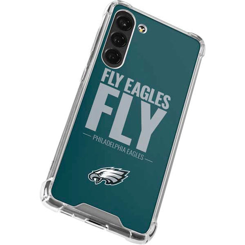 NFL Philadelphia Eagles Team Motto Galaxy S23 Plus Clear Case