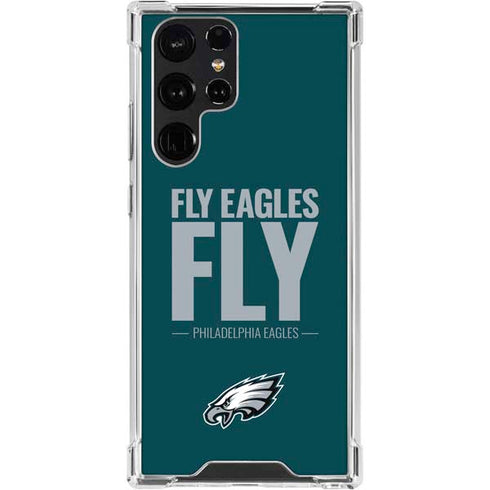 NFL Philadelphia Eagles Team Motto Galaxy S24 Ultra Clear Case