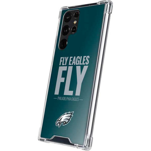 NFL Philadelphia Eagles Team Motto Galaxy S24 Ultra Clear Case