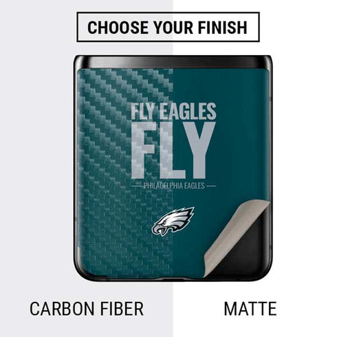 NFL Philadelphia Eagles Team Motto Galaxy Z Flip Skin