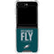 NFL Philadelphia Eagles Team Motto Galaxy Z Flip5 5G Clear Case