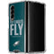 NFL Philadelphia Eagles Team Motto Galaxy Z Fold4 5G Clear Case