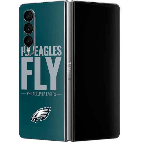 NFL Philadelphia Eagles Team Motto Galaxy Z Fold4 5G Skin