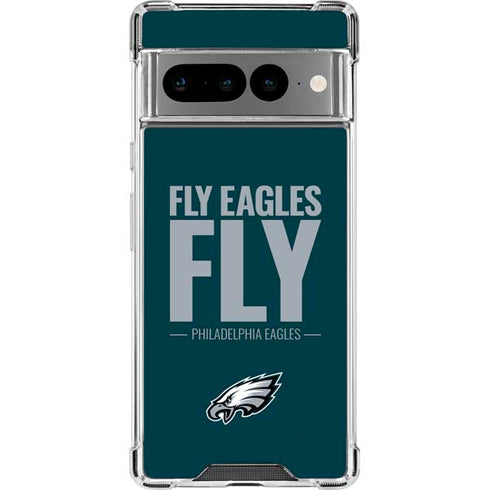 NFL Philadelphia Eagles Team Motto Google Pixel 7 Pro Clear Case