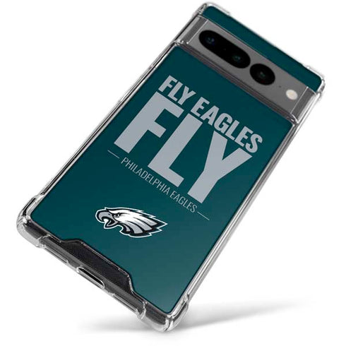 NFL Philadelphia Eagles Team Motto Google Pixel 7 Pro Clear Case