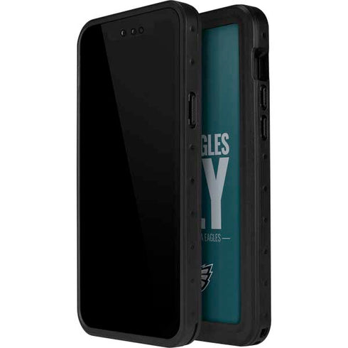 NFL Philadelphia Eagles Team Motto iPhone 13 Mini Waterproof Case