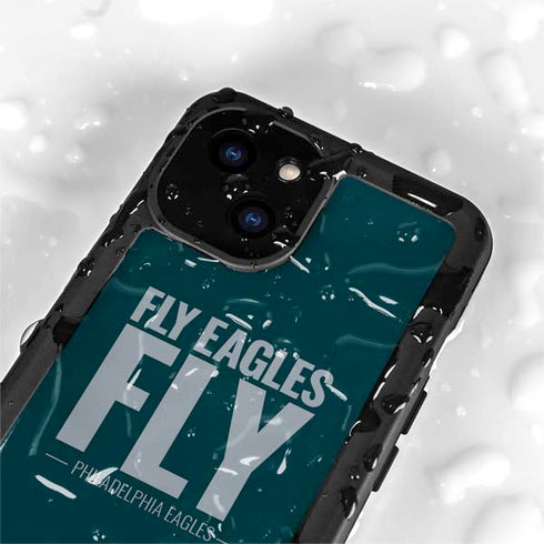 NFL Philadelphia Eagles Team Motto iPhone 13 Mini Waterproof Case