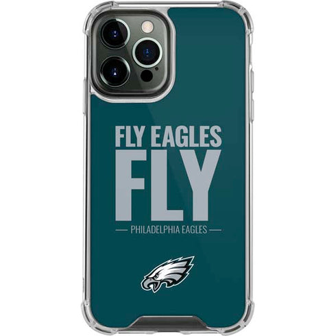 NFL Philadelphia Eagles Team Motto iPhone 13 Pro Max Clear Case