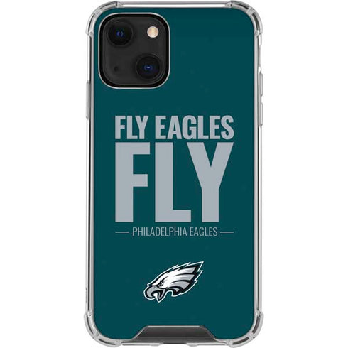 NFL Philadelphia Eagles Team Motto iPhone 14 Plus Clear Case