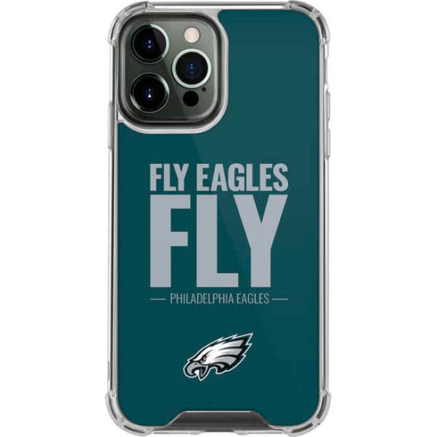 NFL Philadelphia Eagles Team Motto iPhone 14 Pro Max Clear Case