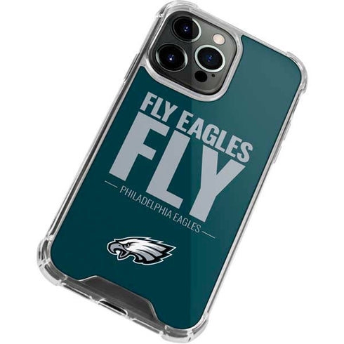 NFL Philadelphia Eagles Team Motto iPhone 15 Pro Max Clear Case