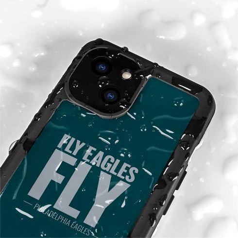 NFL Philadelphia Eagles Team Motto iPhone 15 Plus Waterproof Case