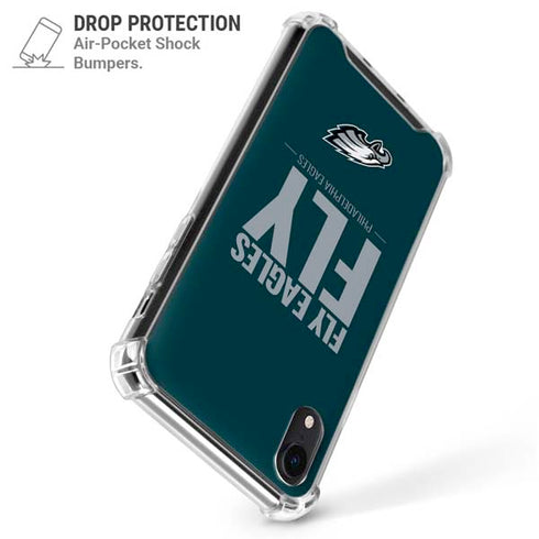 NFL Philadelphia Eagles Team Motto iPhone XR Clear Case