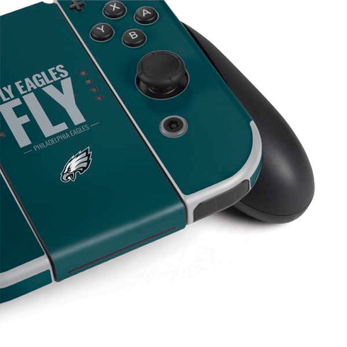 NFL Philadelphia Eagles Team Motto Nintendo Switch OLED (2021) Skin