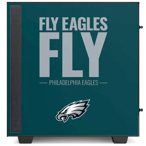 NFL Philadelphia Eagles Team Motto NZXT H510 Compact ATX Mid-Tower Case Skin