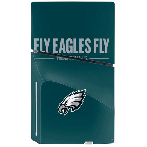NFL Philadelphia Eagles Team Motto PS5 Slim Disk Bundle Skin